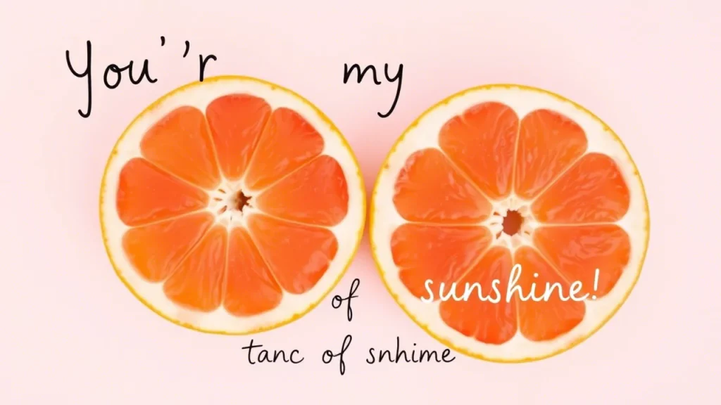 Youre my tang of sunshine grapefruit puns