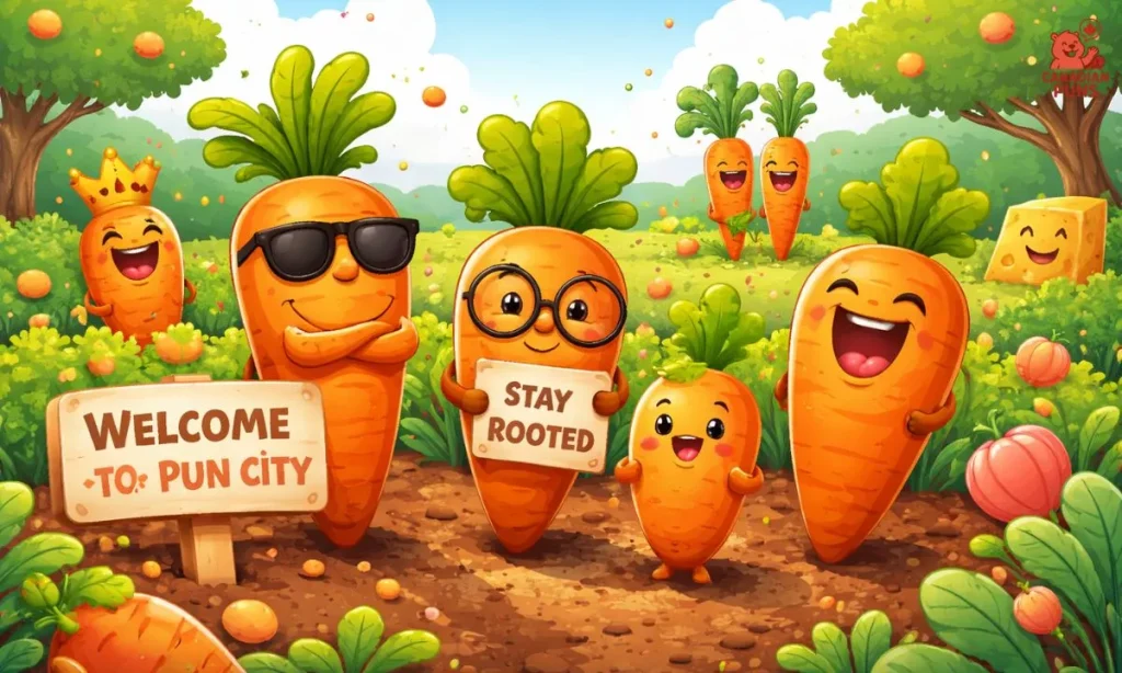 Carrot Puns, Jokes & Captions Funny One Liners, Cute, Q&A, Easter, Bunny