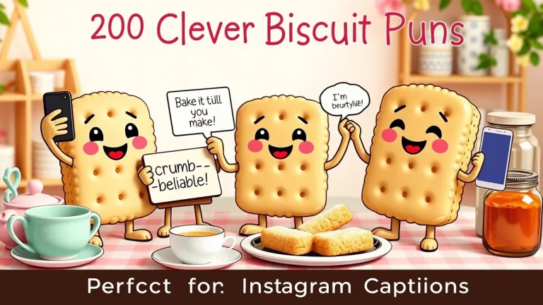 Clever Biscuit Puns for Instagram Captions