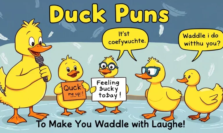 Duck Puns to Make You Waddle with Laughter!