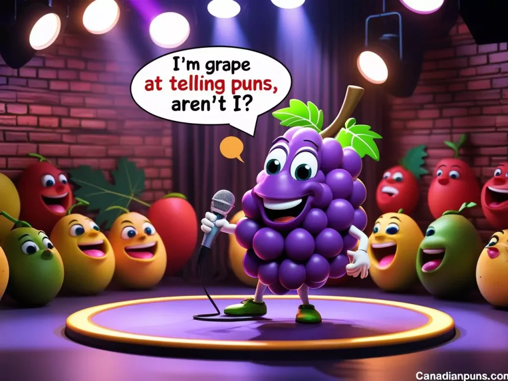 I’m grape at telling puns, aren’t I grape puns