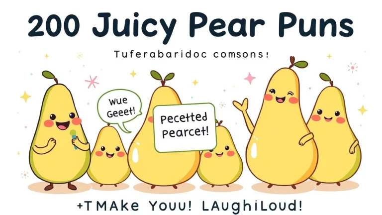 Pear Puns to Make You Laugh Out Loud
