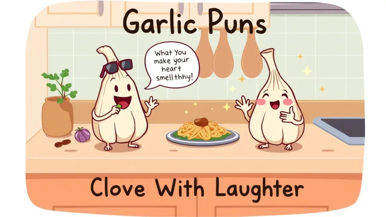 Too Much Garlic Never Heard of Her! garlic puns