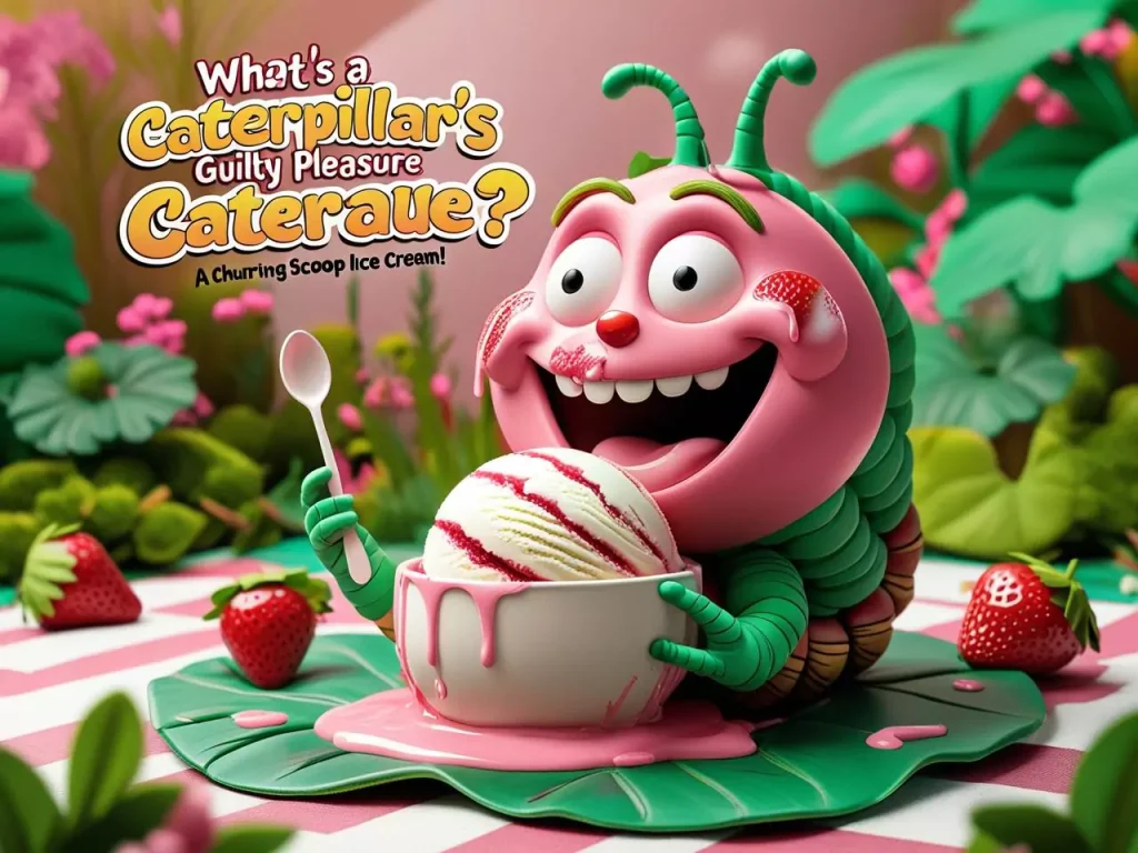 What’s a caterpillar’s guilty pleasure caterpillar pun
