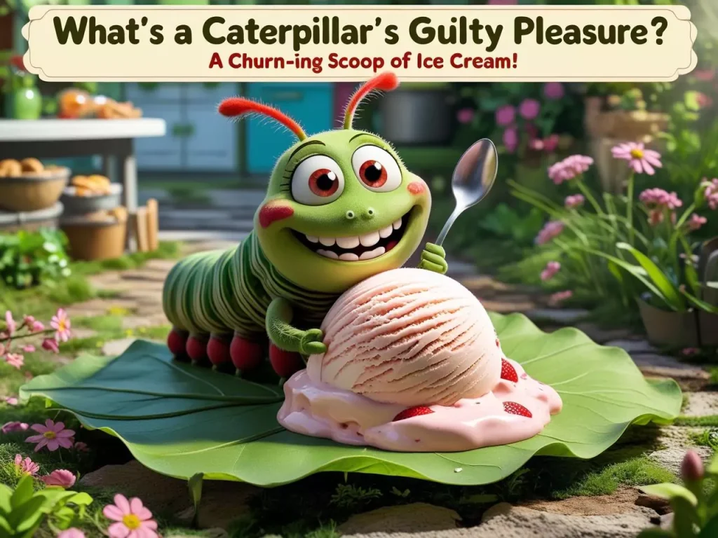 What’s a caterpillar’s guilty pleasure caterpillar puns