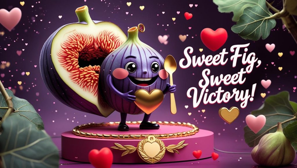 You stole my heart like a snack time champ fig puns valentinesday card (3)