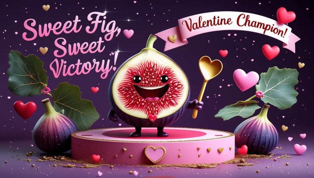 You stole my heart like a snack time champ fig puns valentinesday card (4)