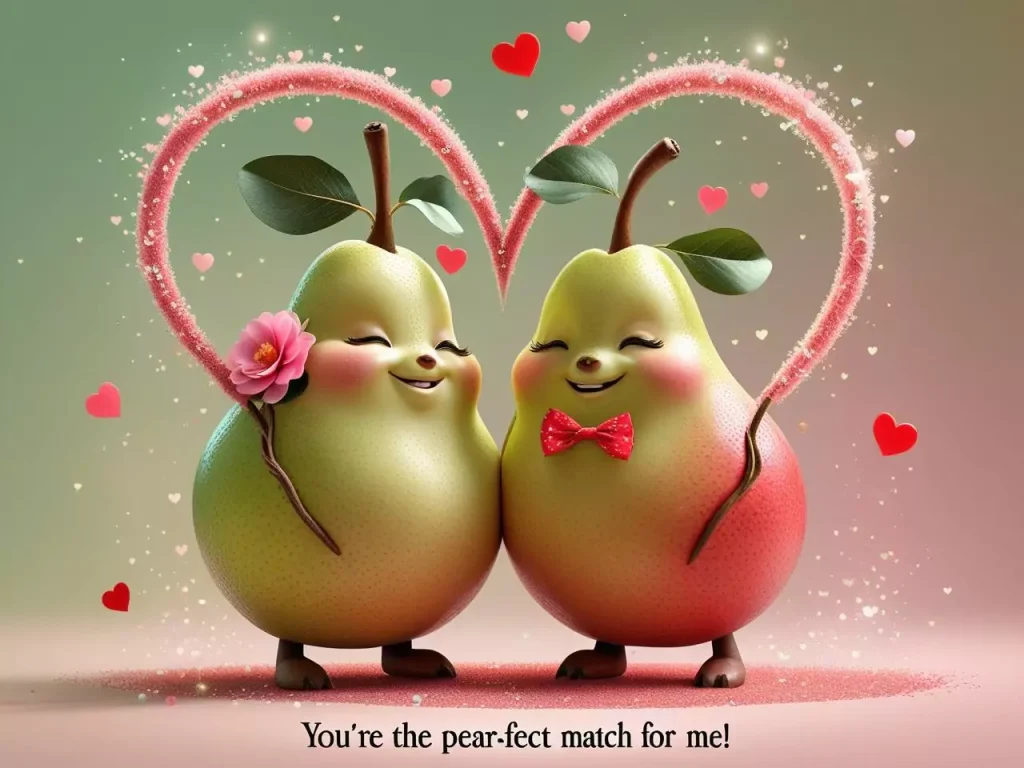 You're the pear fect match for me! pear puns